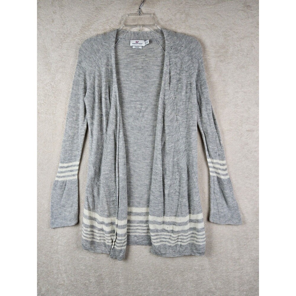 Vineyard Vines Women's Merino Wool Open Front Cardigan Sweater Size XS